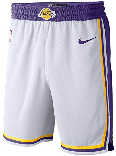 Nike Pantaloncino NBA,Los Angeles Lakers Giallo,Viola,M