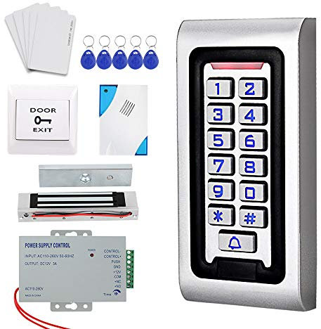 Dongyang Zutrittskontrollsystem, Metallplatte mit RFID-Tastatur, wasserdicht, 125 kHz, IP68 (Kit 3)