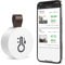ORIA Bluetooth Thermometer Hygrometer, Mini Innen Temperatur- Feuchtigkeitssensor mit APP, Daten Export, kompatibel mit iOS/Android, für Wohnzimmer, Babyzimmer, Haus