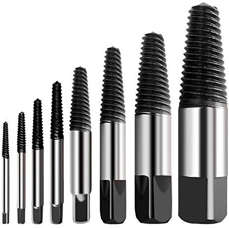 Estrattore Per Viti Rotte Kit Estrattore Per Viti Multi-split Durezza In Acciaio Inossidabile Estrattore Per Bulloni A Vite Spezzata Facile Da Staccare Adatto Per Rimuovere Le Viti Danneggiate (8pcs)
