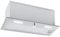 Klarstein Simplica 70 campana extractora - 70 cm de ancho, extracción de 400 m³/h, función de ventilación, botón giratorio, 3 niveles, iluminación LED de 1,5 W, acero inoxidable