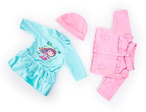 Bayer Design 84689AA Puppenkleidung, Puppenoutfit 40-46 cm, mehrteile Puppenanziehsachen, Puppenzubehör