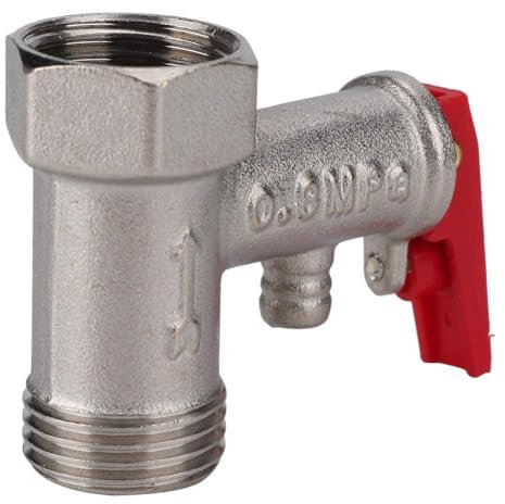 Valvola di sicurezza - 1/2 0,8 mpa maschio x filettatura femmina BSP riscaldatore di acqua elettrico in ottone