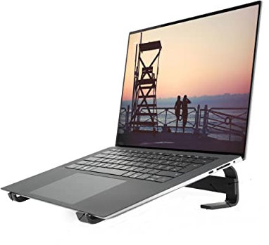 Konsol Laptop Ständer 10-15,6 Zoll, Ergonomischer Aluminium Notebook Stand tragbarer, mit Wärmeentlüftung. Universal Halterung kompatibel für MacBook Dell HP Samsung