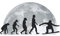 Snowboard Tagesplaner: Snowboarder Evolution Mond Snowboard Wintersport / Kalender 2022 / Wochenplaner Tagesplaner Planer / Planungsbuch To-Do-Liste / 6x9 Zoll / 100 ausfüllbare Seiten