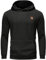 YuKaiChen Pullover Herren Arbeitspullover Waffel-Stoff Fleece Hooded Sweat Sweatshirt Schwarz L