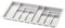 Sossai Divio Cutlery Tray for 90cm Wide Drawers, 83x49cm - Cutable, 14 Compartments, White, Plastic Cutlery Organizer