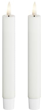 Deluxe Homeart Weiße Stabkerze 2 Stck. (15 cm)