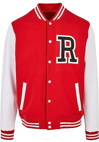 Mister Tee Herren Jacke Rose College Jacket red/wht XL