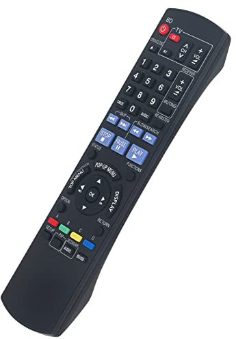 Remplacement de la télécommande Convient pour Panasonic Blu-Ray Disc Player DMP-BD30 DMP-BD50 DMP-BD35 DMP-BD55 Remote N2QAYB000185 Sub N2QAYB000184