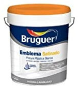 Bruguer Pintura Plástica Emblema Satinado Blanco (15 L)