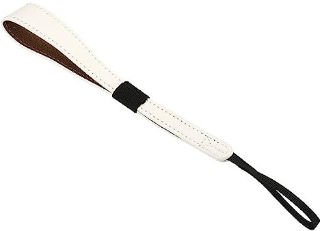 PATIKIL Camera Wrist Straps, PU Leather Adjustable Hand Wristlet Strap Lanyards String for DSLR Digital Camera Mirrorless Camcorder Flashlight, White
