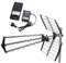 HDSAT Pack ANTENNE TNT TRINAPPE Gain 18dB UHF rateau + Kit Preamplificateur de Mat 5G TNT UHF + Alim 12V 2 Sorties - Gain 38dB