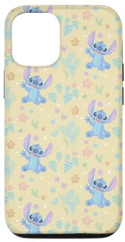 iPhone 12/12 Pro Disney Stitch Spring Easter Tropical Flowers and Butterflies Case