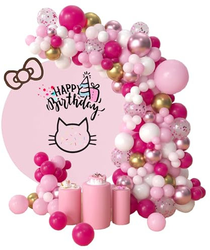 Cat Luftballons Girlanden Set Hello Cat Party Dekorationen für Festival Partyzubehör