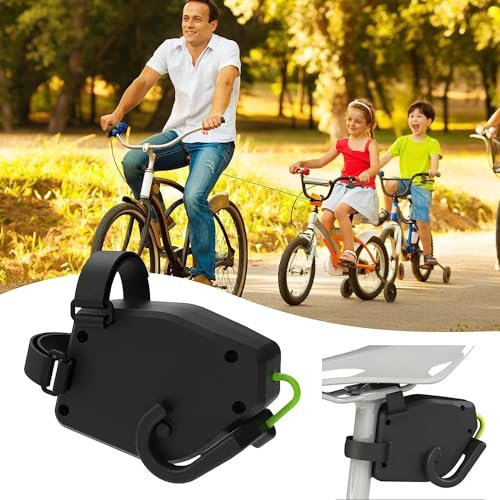 Fahrrad Abschleppseil Kinder, 2.5M Fahrrad Traktionsseil, Fahrrad Stange für Kinder Tandem Eltern Kind Zugseil Abschleppseil Traktionsseil Tragfähigkeit 90 KG