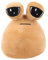 wiztex Pou Kuscheltier - 22cm Sad Pou Aliien Plüschtier Verpackt in Deutschland - Anime Plush Toy Geschenk für Kinder und Fans zu Halloween und Weihnachten (Beige)