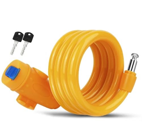 Steel Cable Locks for Cycling Bicycle Bike Motorcycle Gate Chian Lock with Keys 1Pcs(D)