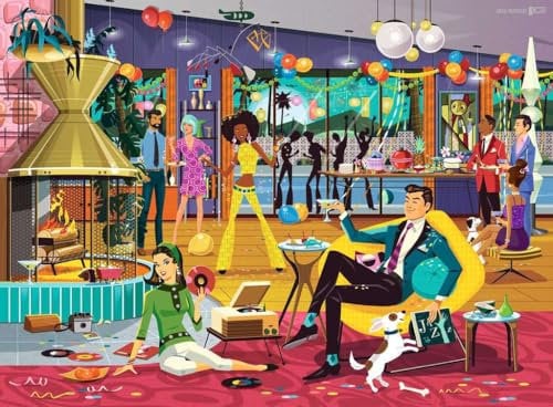 Ravensburger Jazzy! Party Time 500 piece Jigsaw Puzzle for Adults and Kids Age 10 and Up