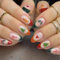 24pcs Christmas French Tip False Nails Short Press On Nails Christmas FakeNails Christmas Hat And Elk Festival Holiday NailsFrench Tip Christmas Stick OnNails Art for Women
