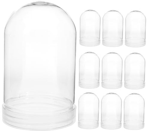 Amosfun 1 Satz DIY-schneeball-zubehör Erinnerungsvitrine DIY DIY-etui Für Schneekugeln Wasserball DIY-schneekugeln Kunsthandwerk, Das Einen Herstellt Das Haustier 10st