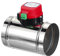 PATIKIL 4 Duct Damper, Stainless Steel Motorized Adjustable HVAC Volume Dampers Airflow Backdraft Damper Control for HVAC Air Balancing System, AC 24V
