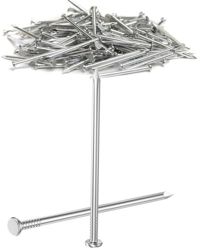Dayalo Pack of 50 steel nails, 90 mm, nails, stainless steel, picture nails, nail woodwork, brick for use on brick, plaster and wood