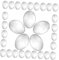 HAKIDZEL 30pcs Glass Nail Display Beads Polish Holder for Nail Art for Salons Artists and Home Use Easy Identification Tool
