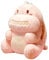 KUKUShining Dinosaur Plush, Children's Soft Cuddly Animal Dolls Hand Warming Dinosaurs Plushie Toy Hugging Pillow for Warming(Pink)