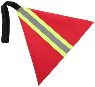 Bandera Roja Para Carga Camión - Señalización Para Kayak | Accesorio de Señalización Reflectante Alta Visibilidad para Transporte de Barcos Caravanas Coches Quads