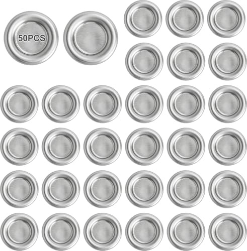 GZRXIOUS Set de 50 Mini Bandejas Porta Incienso de Aleación de Aluminio – Platos Resistentes al Calor para Conos de Incienso, Aromaterapia, Meditación y Ambientes Relajantes