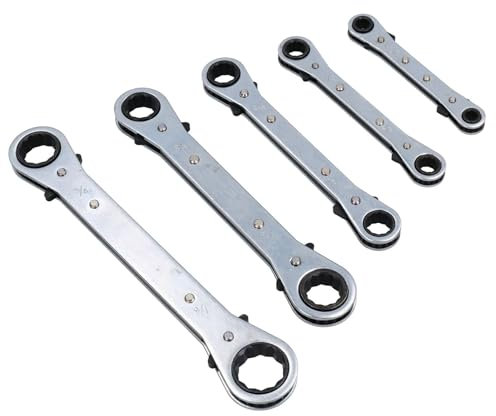 AB Tools Ratchet Spanner Set AF/Imperial/SAE Wrench Set 1/4-7/8 TE071