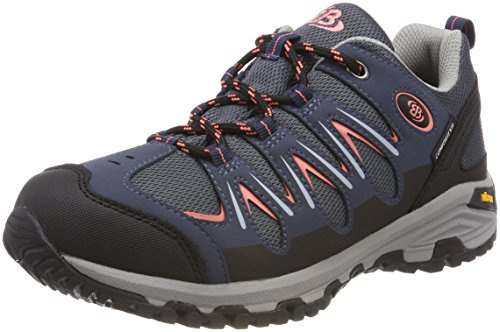Brütting Damen Expedition Walkingschuhe, Blau Marine Schwarz Lachs Marine Schwarz Lachs, 40 EU