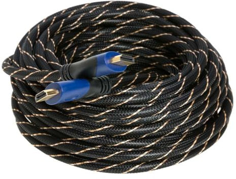 50FT HDMI Cable High-Speed 4K HDR 18Gbps Ethernet Audio Return Channel Gold-Plated 2.0 60Hz UHD ARC Universal Compatible with HDTV Projector, Gaming Console Laptop Home Theater (50FT, Multi-Colored)