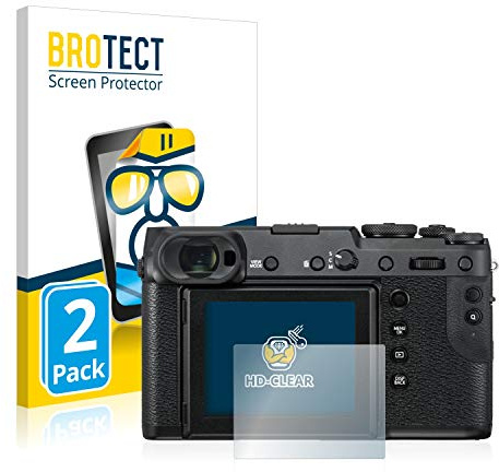 BROTECT (2 Stück Schutzfolie für Fujifilm GFX 50R Displayschutz Folie Made in Germany, Ultra-Klar