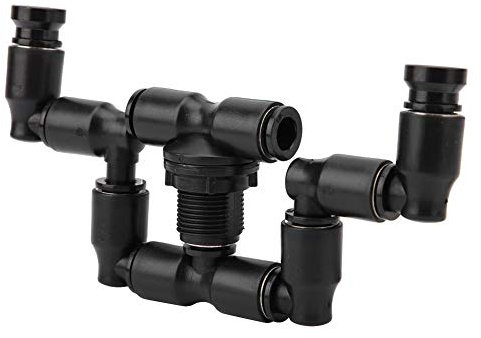 Pssopp Reptilien Vernebelungsdüsen 360 einstellbare Nebelnebel Sprinkler Nebelsystem Kühlung Befeuchtung Antitrocknung Connect 1/4 '' Wanne für Reptilien Amphibien Pflanzen Blumen