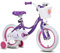 JOYSTAR 12 Zoll Kinderfahrrad für 2 3 4 jährige Mädchen, Kleinkinderfahrrad mit Stützrädern & Handbremse für 2-4 jährige Kinder, lila