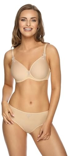 VIANIA! Bügel-BH 211400 Betty gemoldete Spacercups schmale Träger Farbe Nude (Haut), Größe:100, Cup:D