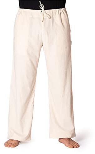 PANASIAM Cloth Trousers, Ecru, XL