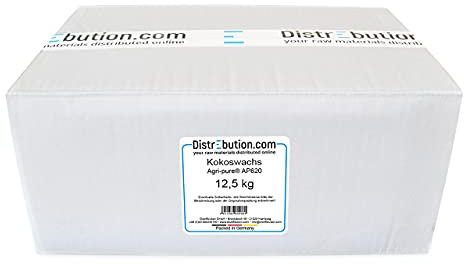DistrEbution 12,5 kg Kokoswachs Agri-Pure® AP-620, Kokosfett, Kokosnussöl, Weichmacher, Kosmetik