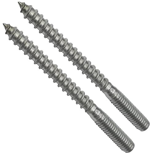 AERZETIX - C49420 - Set di 2 viti a doppio filettatura M6x70mm in acciaio inossidabile A2 - prigioniero filettato