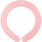 Wiederverwendbar Nackenkühler, RosyFate Nackenkühlschlauch für Sommerwärme, Tragbare kühlende Nackenwickel, Neck Cooling Tube Ring, Entlastung bei Hitzewallungen und Fieber (Rosa)