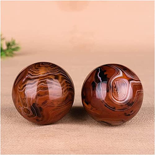 KDOQ Baoding-Bälle Stressbälle für Erwachsene Chinesische Übungsbälle Chinesische Gesundheitsbälle Baoding-Bälle Meditationsball Übungs-Massagebälle Handübungs-Therapieball, Massage