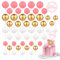 46 Stück Tortendeko Kugeln, Kuchen Dekoration Kugeln Mini Luftballons Tortenaufsatz Cupcake Topper Happy Birthday Cake Topper DIY Kuchen Topper für Geburtstag Hochzeit Hochzeitstag Babyparty (1)