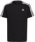 adidas Unisex Kinder Essentials 3-Stripes Cotton Tee, Black/White, 9-10 Years