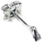 Bross BROSSBDP711 Limiteur de charnière de porte avant 7700311823 compatible avec Ren.Ault Trafic MK2 Vivaro Primastar