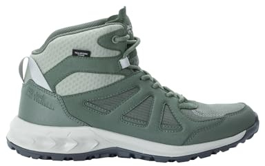 Jack Wolfskin Women's Walking Shoe, Hedge Green, 8 UK