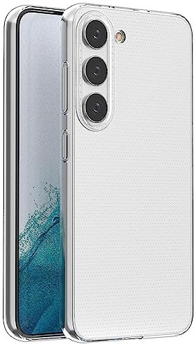 CoolGadget Ultradünne Hülle für Samsung Galaxy S23 Plus, Transparente Schutzhülle aus TPU mit Präzisen Ausschnitten und Kameraschutz, Klar