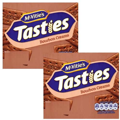 Chocolate Biscuit Bundle with Tasties Chocolate Classic Bourbon Creams (2 Pack)