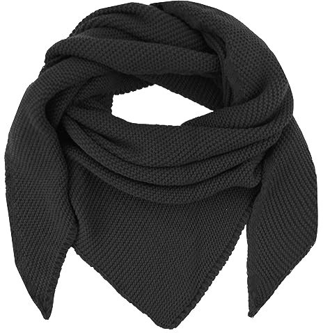 Glamexx24 Damenschal Herrenschal Halstuch dreieckstuch damen Warmer Strickschal in viele Farben aus Italien Weicher angenehm zu tragen